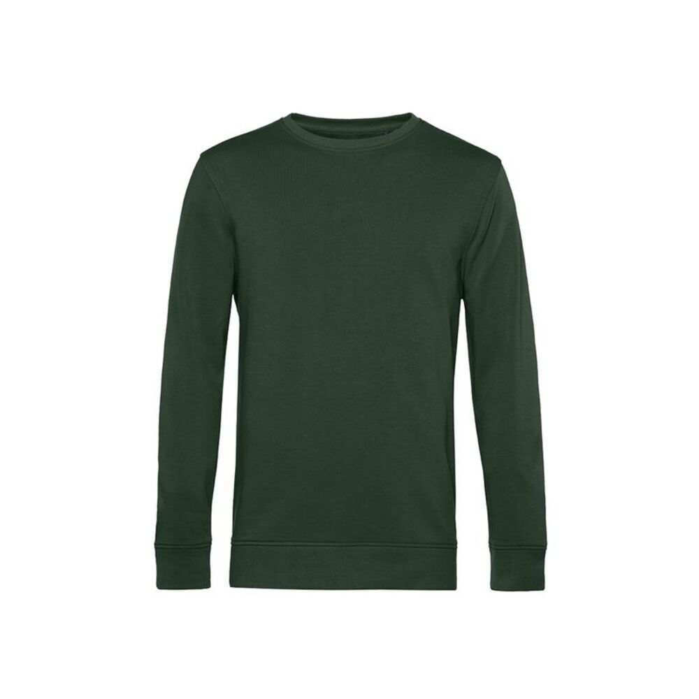 B&C Mens Crew Neck Sweat / Forest Green